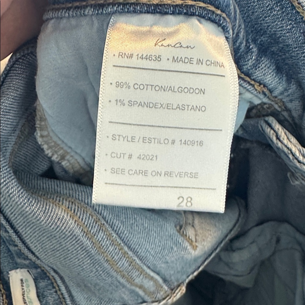 KanCan Maurices NWT Light Blue High Rise Ankle Straight Buttonfly Jeans - Picture 10 of 11